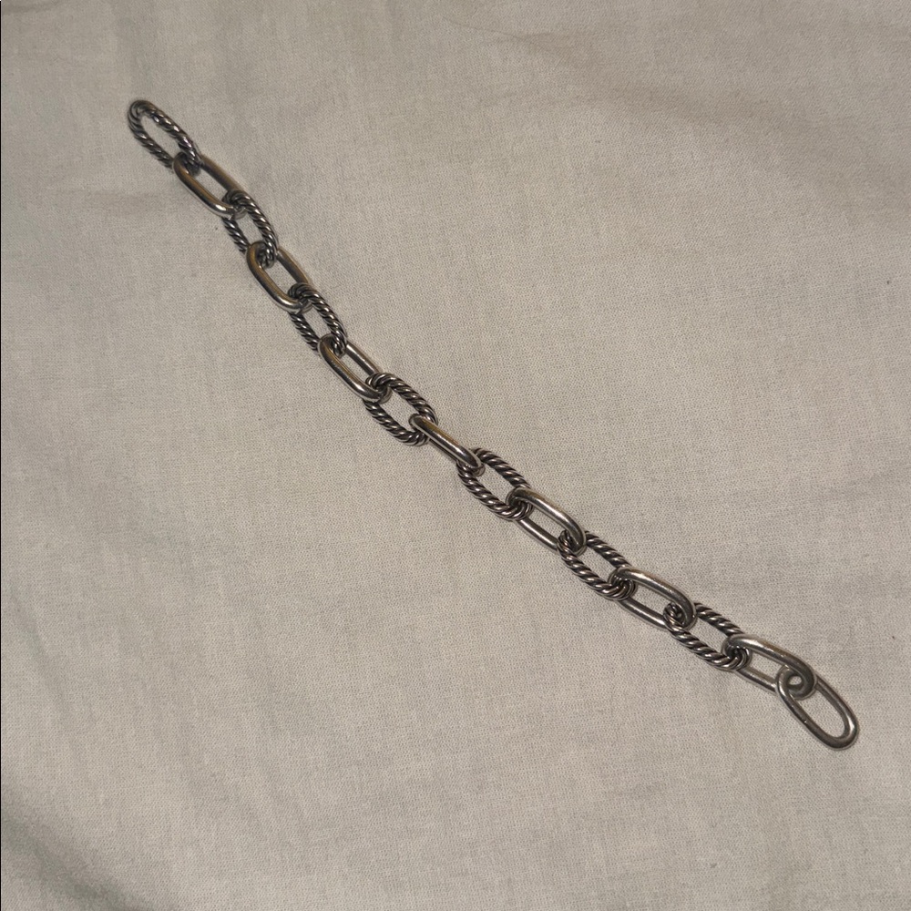 David Yurman Sterling Silver Link Bracelet - Picture 6 of 9